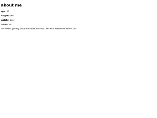 Aboutme screenshot