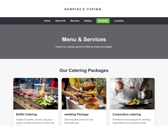 services screenshot