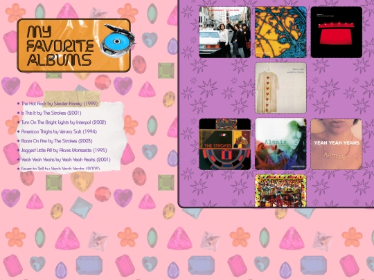favoritealbums screenshot