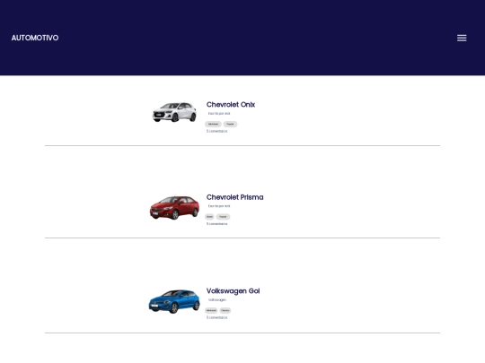 Automotivo/Teste screenshot