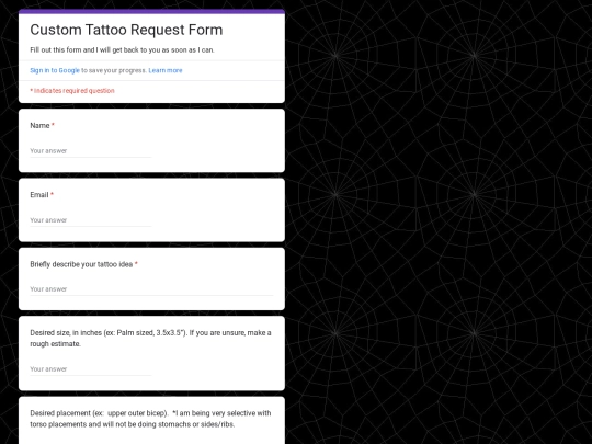 Customform screenshot