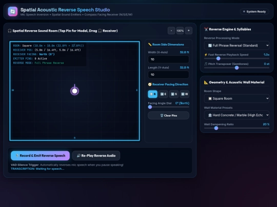 spatial_reverse_speech_studio screenshot