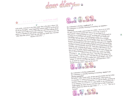 site/purrsonal/diary screenshot