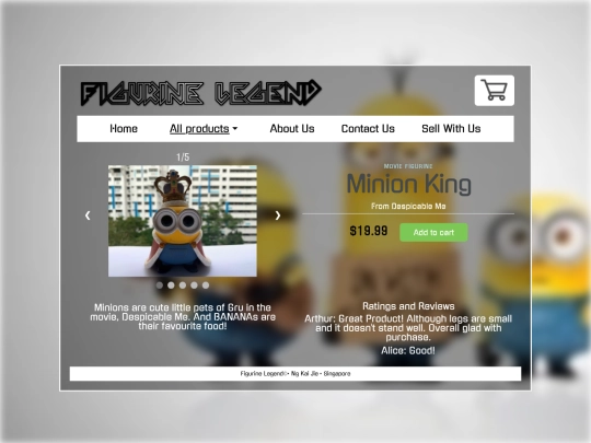 productpages/minionking screenshot