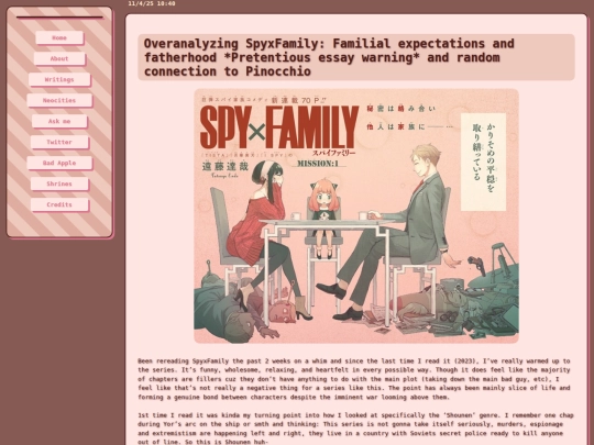 writings/Reviews/SpyxFamilyessay screenshot