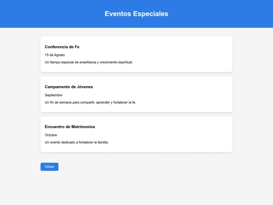 eventos screenshot
