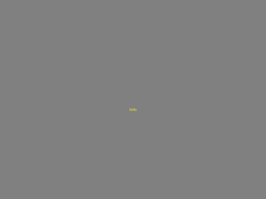 hello screenshot