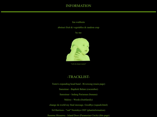 siteinformation screenshot