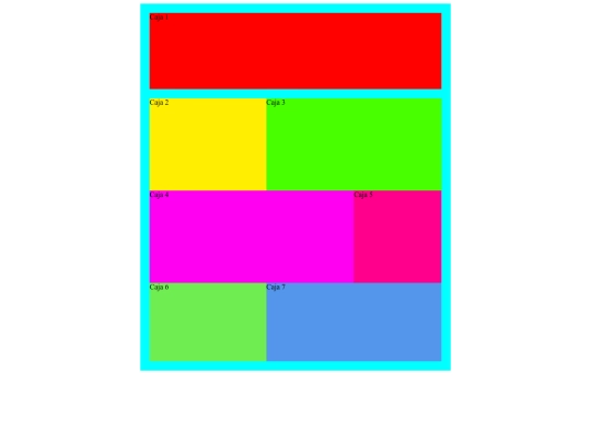 Flex Box/Ejercicio 1/Flex Box 1 screenshot