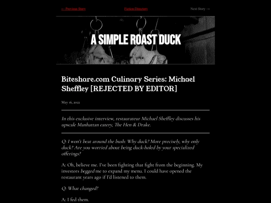 fiction/roastduck screenshot