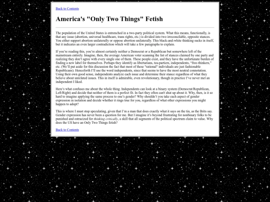 rants/americas-only-two-things-fetish screenshot