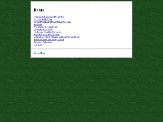 rants/contents screenshot