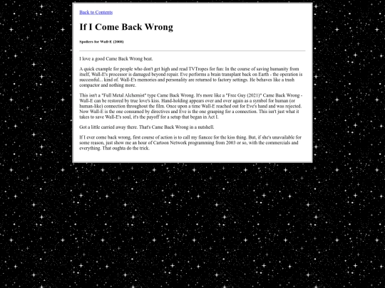 rants/ificomebackwrong screenshot