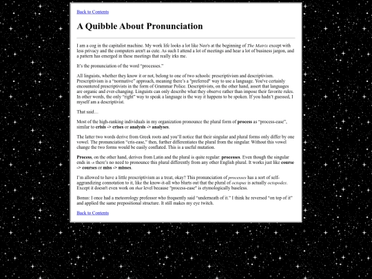 rants/quibble-about-pronunciation screenshot