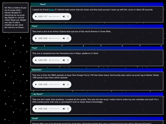 music screenshot