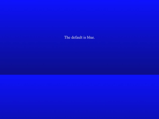 blue screenshot