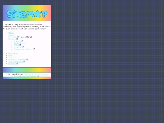 sitemap screenshot