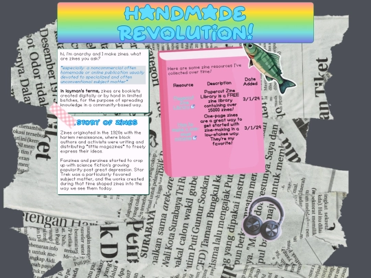 zines screenshot