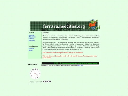 index screenshot