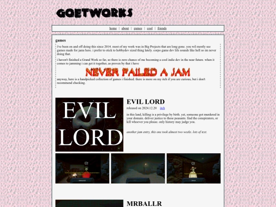 games screenshot