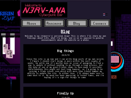 blog screenshot