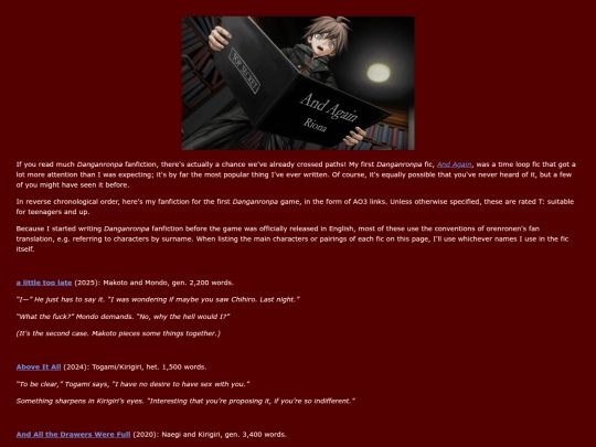 dr1/library/fanfiction screenshot