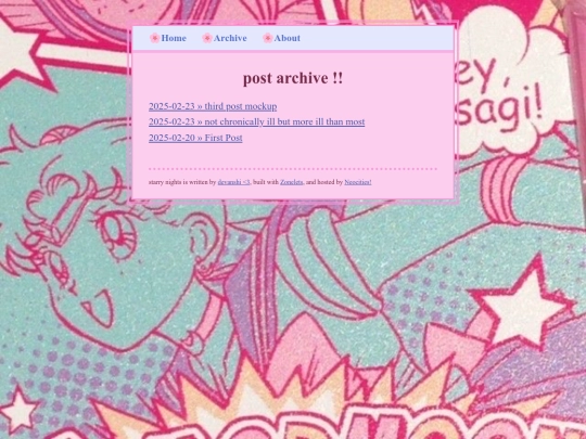 archive screenshot