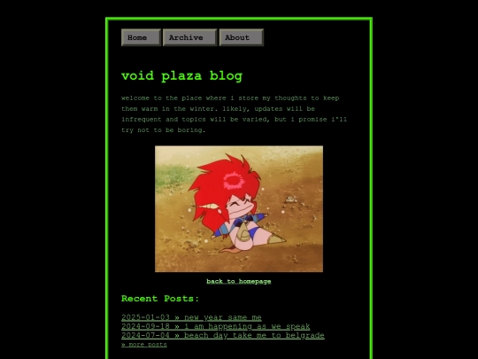 voidplazablog/blog screenshot