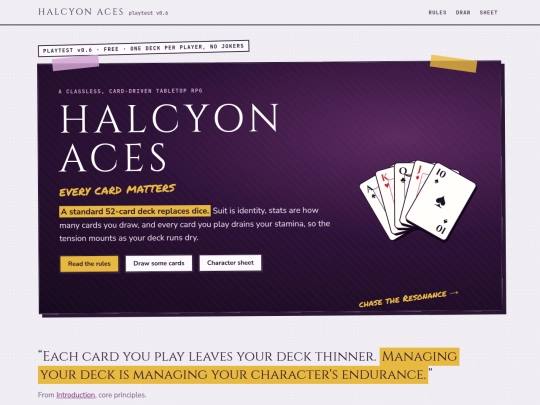 pages/halcyon_index screenshot