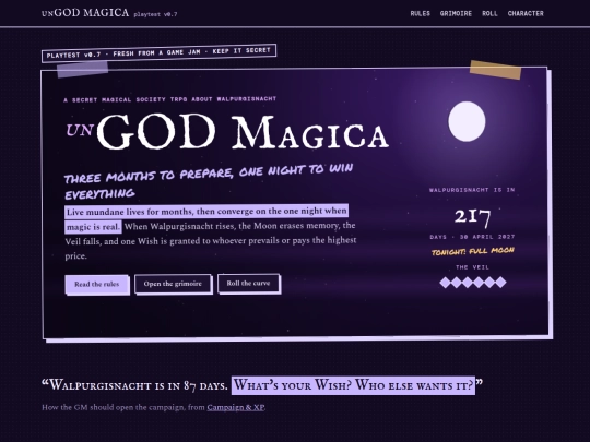 pages/unGOD_index screenshot
