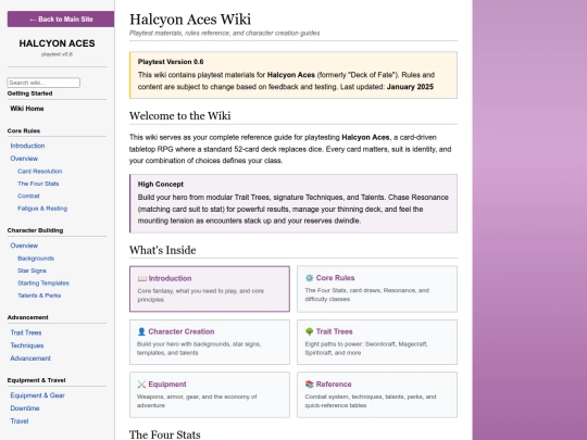 projects/halcyon-aces/wiki screenshot