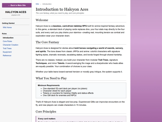 projects/halcyon-aces/wiki/introduction screenshot