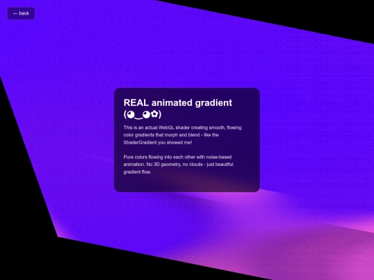 real-gradient-demo screenshot