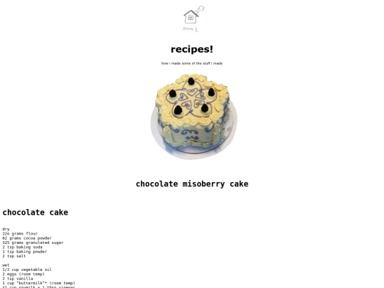 pages/recipes screenshot
