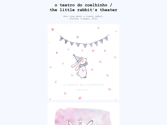 fanzines/coelhinho screenshot