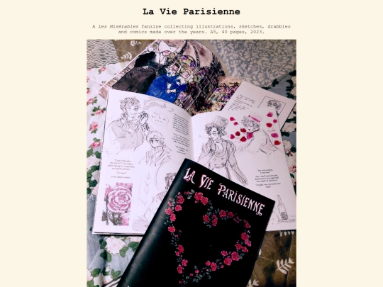 fanzines/lavieparisienne screenshot