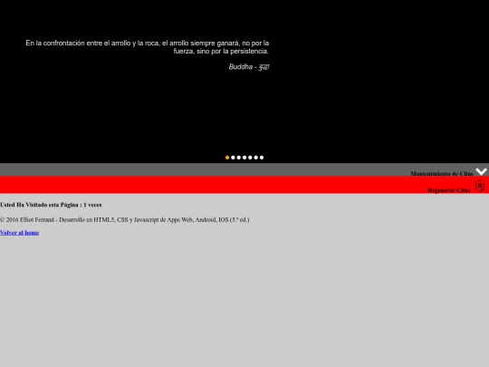 carruselCitasJsonLocalStorage screenshot