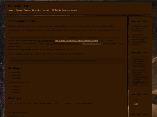 standalones screenshot