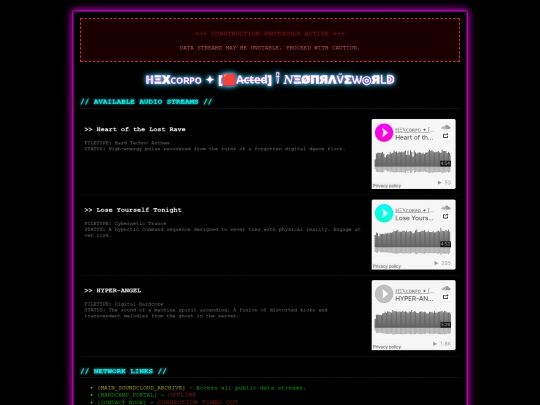index screenshot