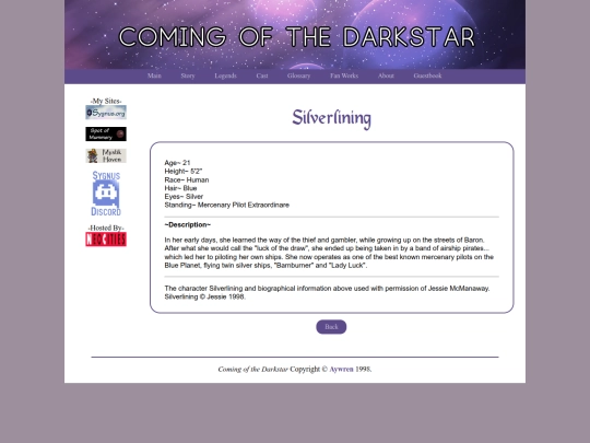 darkstar/dscast/silver screenshot