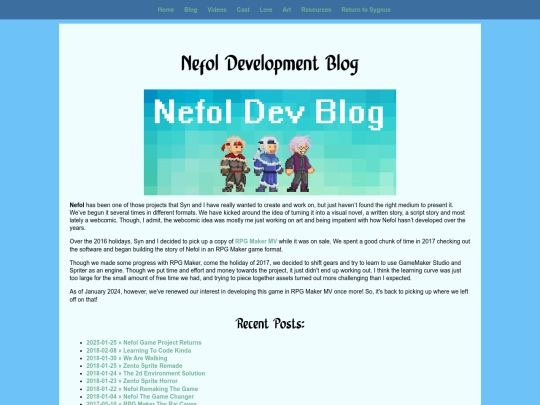 nefol/blog screenshot