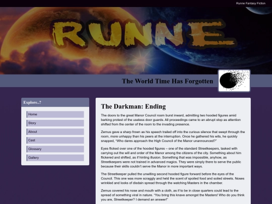 runne/story/the-darkman-ending screenshot