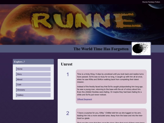 runne/story/unrest screenshot