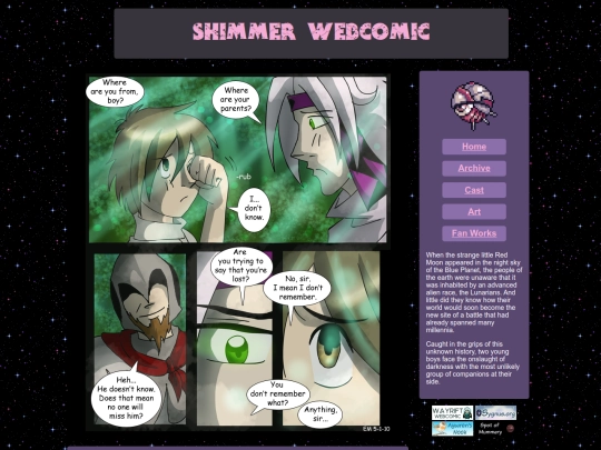 shimmer-webcomic/comic/ch1/ch1pg4 screenshot