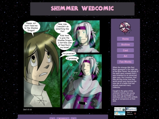 shimmer-webcomic/comic/ch1/ch1pg6 screenshot
