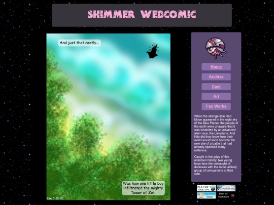 shimmer-webcomic/comic/ch1/ch1pg9 screenshot