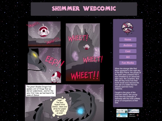 shimmer-webcomic/comic/ch12/ch12pg19 screenshot