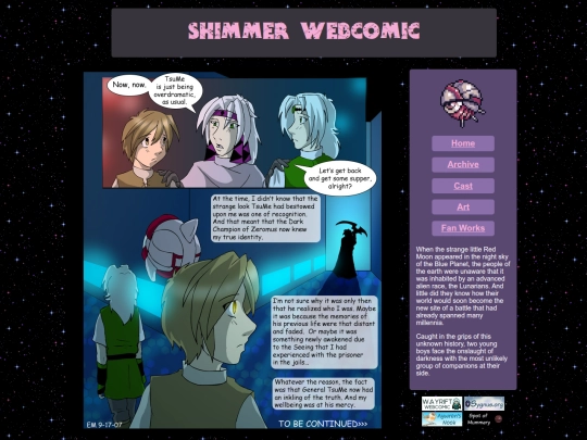shimmer-webcomic/comic/ch13/ch13pg18 screenshot