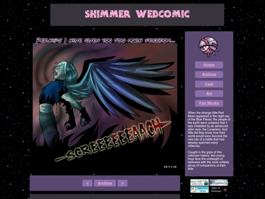 shimmer-webcomic/comic/ch18/ch18pg11 screenshot