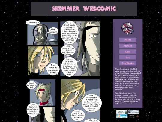 shimmer-webcomic/comic/ch21/ch21pg4 screenshot